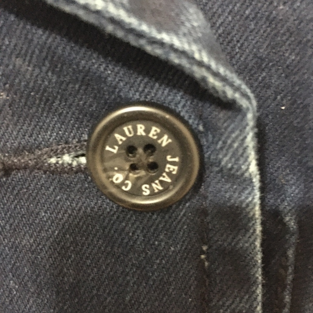 Lauren Jeans Co Denim Double Breasted Jacket - Picture 4 of 8